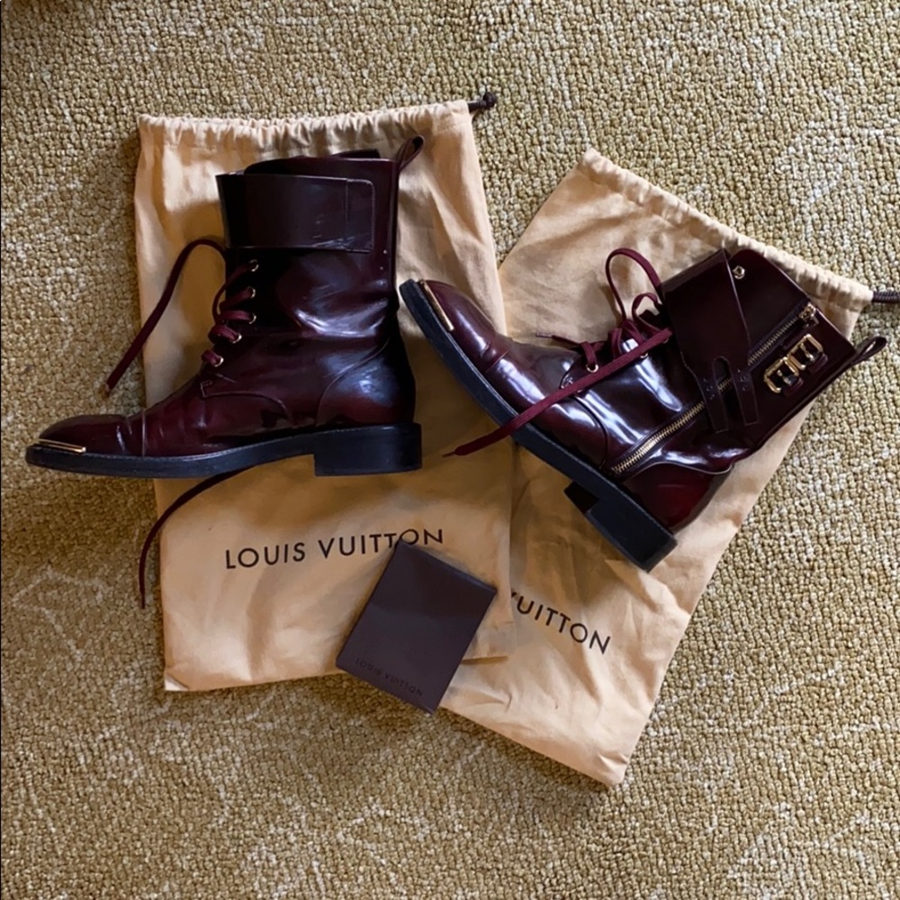 Louis Vuitton Combat Boots